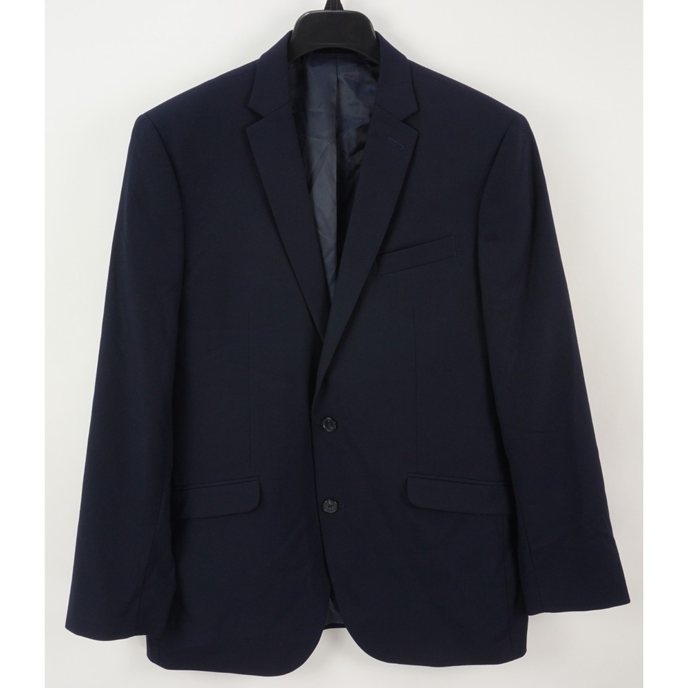 Kenneth Cole Techni-Cole Performance Men's 42L Dark Blue Stretch Suit Jacket
